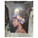 LADY WALL HANGING PAINTING 24X36