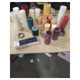 LOT OF CANDLES