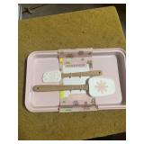 NEW BAKESHOP THREE PIECE BROWNIE BAKING SET.  LET IT SNOW