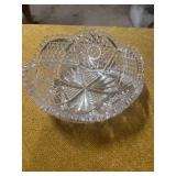 CRYSTAL CUT GLASS BOWL