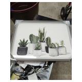 CACTUS PLANT WALL HANGING 22X16