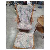 GLIDER ROCKER WITH STOOL
