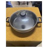 COOKING PAN AND GLASS LID