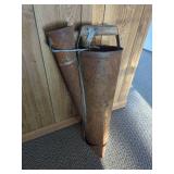Metal and Wood Seed Planter