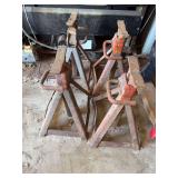 Four Hein Werner Low 1 1/2 Ton S.A.N.D. Jack Stands