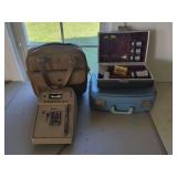 Victor Calculator, Travel Set, and Bag