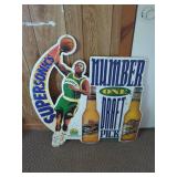 Seattle Supersonics Miller Genuine Draft Sign