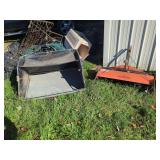 Montgomery Ward 38" Lawn Sweeper with Collection Bin