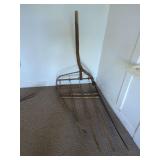 Wooden Cradle and Grass Scythe