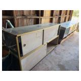 Two Glass Display Cases