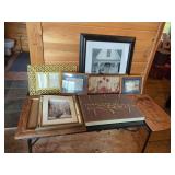Variety of Picture Frames and Decorative Plaques