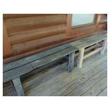 Two Wooden Benches