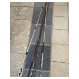 Fishing Rods and Reels: Zebco, Berkley.