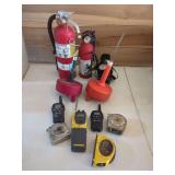 Fire Extinguishers, Radios, and Additional Tools