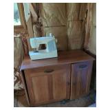 Singer Sewing Machine with Cabinet