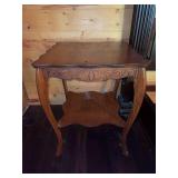 Ornate Two Tier Accent Table