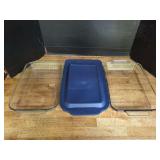 Pyrex and Anchor Hocking Glass Bakeware Set with Lid
