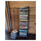 Metal CD/DVD Rack with Media