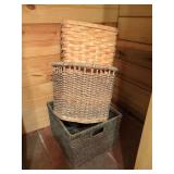 Assorted Woven Baskets - Set of 3