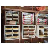 Contents of Hillman Fastener Storage Cabinet - Wall Anchors, Nuts, Bolts, and Screws