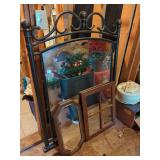 Assorted Mirrors - Metal Frame, Wooden Frame, and Octagon Frame