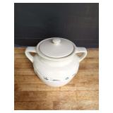 Longaberger Pottery Covered Jar