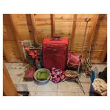 Ricardo Beverly Hills Rolling Luggage and Assorted Items