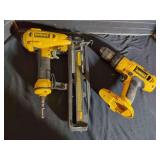 DeWalt D51256 Nailer and DW995 Cordless Drill