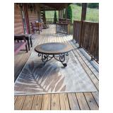 Round Metal Base Coffee Table