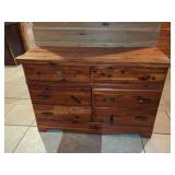 Wooden Six-Drawer Dresser