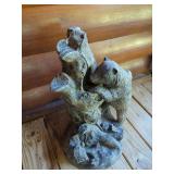 Bear Climbing Tree Statue