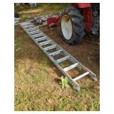 Werner D1224-2 Ladder and Scrap Wood