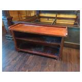 Wooden Two-Shelf Bookcase