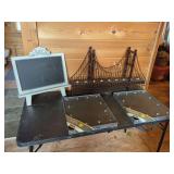 Home Decor Assortment: Chalkboard, Bridge Decor, Glass Surfaces