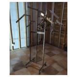 Rolling Garment Rack with Hangers