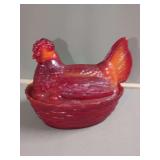 Fenton Hen on Nest Candy Dish