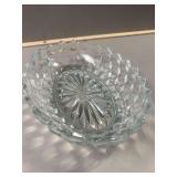 Clear Pressed Glass Bowl