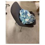 Upholstered Office Chair with Blanket