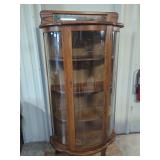 Curved Glass Display Cabinet