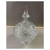 Crystal Candy Dish with Lid