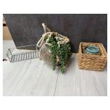 Hanging Plant with Pots and Basket