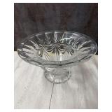 Cut Glass Footed Bowl