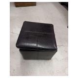 Storage Ottoman, Dark Brown