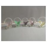 Assorted Murano Style Art Glass Baskets