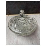 Clear Glass Bowls and Covered Dish Set