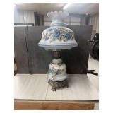 Floral Pattern Electric Table Lamp