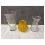 Assorted Glass Vases