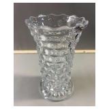 Crystal Clear Patterned Vase
