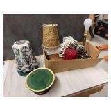 Mixed Decorative Home Decor - Candles, Lamp, Shade, and More