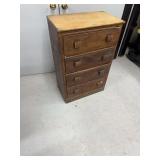 Four-Drawer Wood Dresser